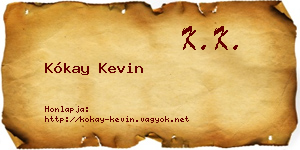 Kókay Kevin névjegykártya